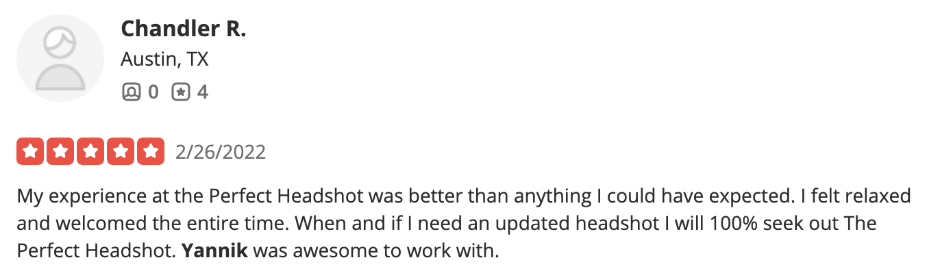 Five-star client review screenshot 12