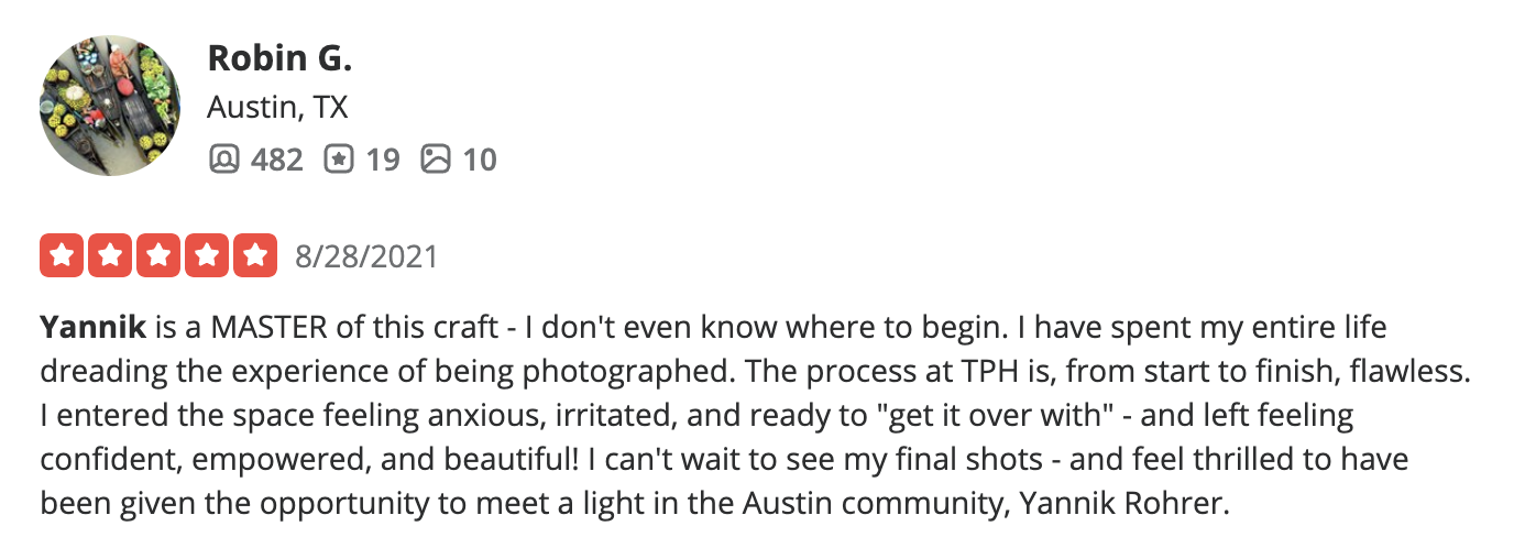 Five-star client review screenshot 13
